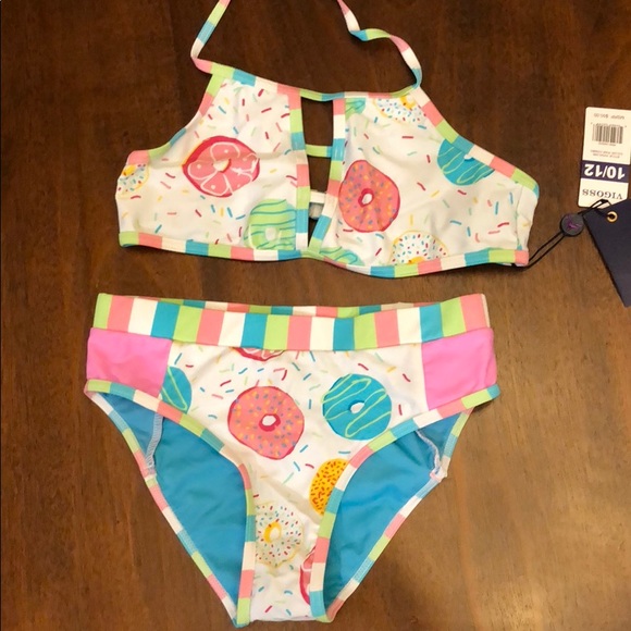 girls donut swimsuit